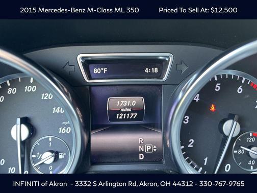 2015 Mercedes-Benz M-Class ML 350 4MATIC