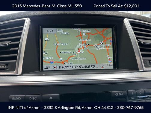 2015 Mercedes-Benz M-Class ML 350 4MATIC
