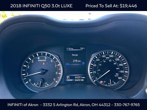 2018 INFINITI Q50 3.0t LUXE