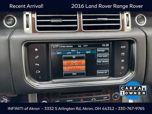 2016 Land Rover Range Rover 5.0L Supercharged
