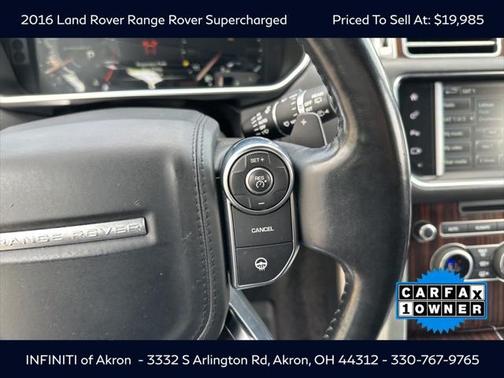 2016 Land Rover Range Rover 5.0L Supercharged