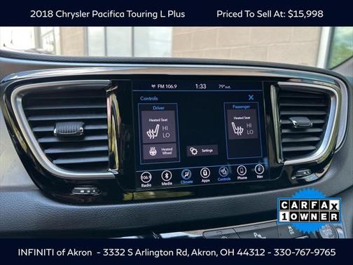 2018 Chrysler Pacifica Touring-L Plus