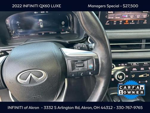 2022 INFINITI QX60 Luxe