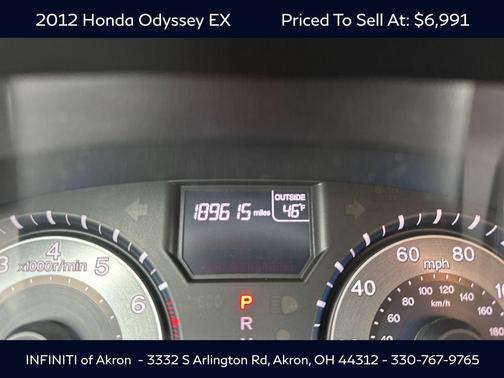 2012 Honda Odyssey EX