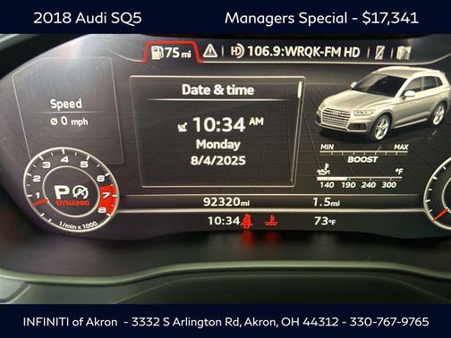 2018 Audi SQ5 3.0T Premium Plus