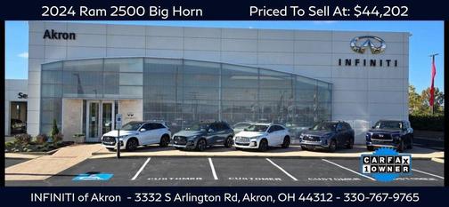 2024 RAM 2500 Big Horn Crew Cab 4x4 6'4' Box