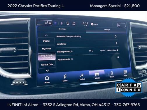 2022 Chrysler Pacifica Touring L