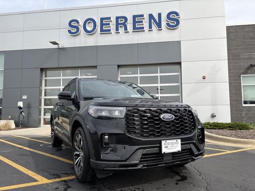 Agate Black Metallic 2026 Ford Explorer ST-Line