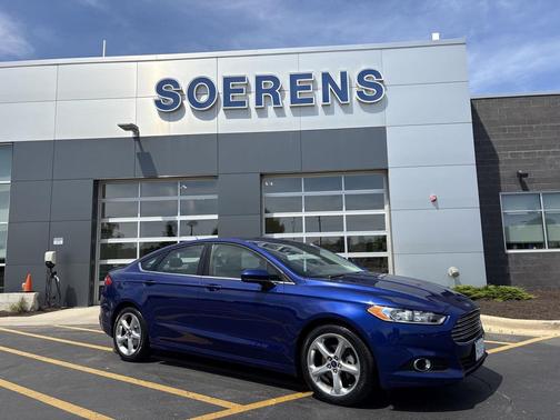 DEEP IMPACT BLUE 2016 Ford Fusion S