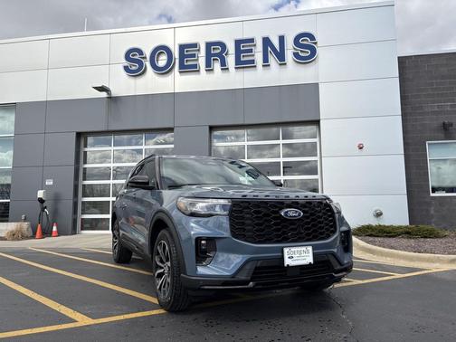 Vapor Blue Metallic 2026 Ford Explorer ST-Line