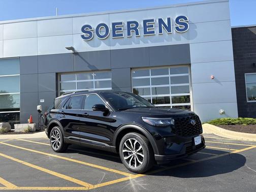 AGATE BLACK METALLIC 2026 Ford Explorer ST-Line
