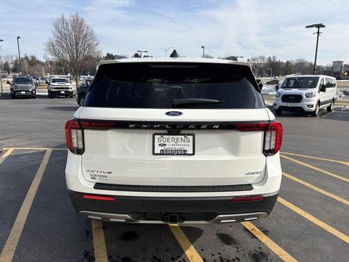 STAR WHITE MET TRI-COAT 2026 Ford Explorer Active w/200A Pkg