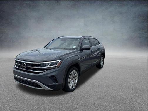 Gray 2021 Volkswagen Atlas Cross Sport 2.0T SE w/Technology 4MOTION