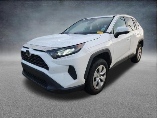 Super White 2019 Toyota RAV4 LE