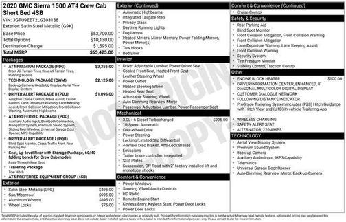 Satin Steel Metallic 2020 GMC Sierra 1500 AT4