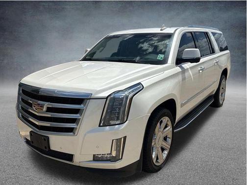 White Diamond Tricoat 2015 Cadillac Escalade ESV Luxury