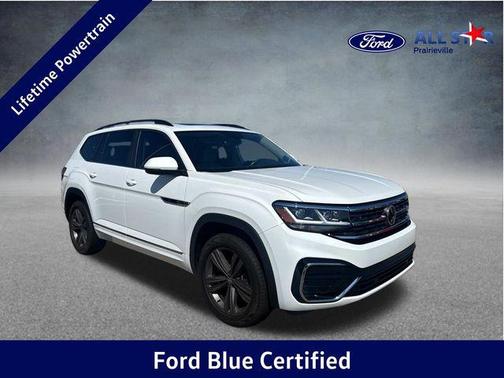 White 2021 Volkswagen Atlas 3.6L SE w/Technology