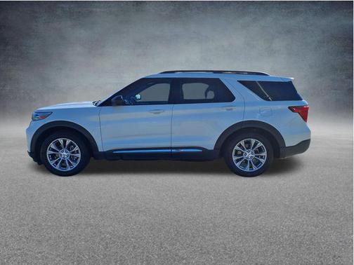 Star White Metallic Tri-Coat 2020 Ford Explorer XLT