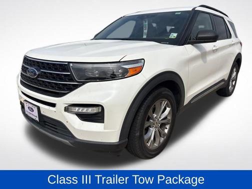 Star White Metallic Tri-Coat 2020 Ford Explorer XLT