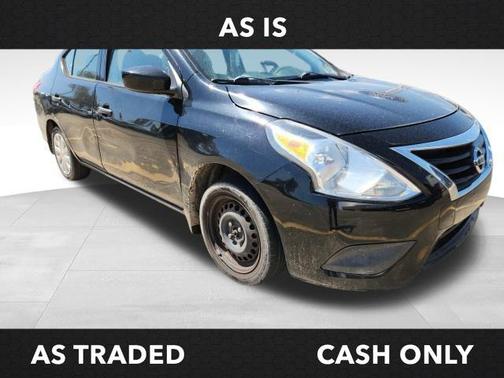 Super Black Metallic 2017 Nissan Versa 1.6 S+