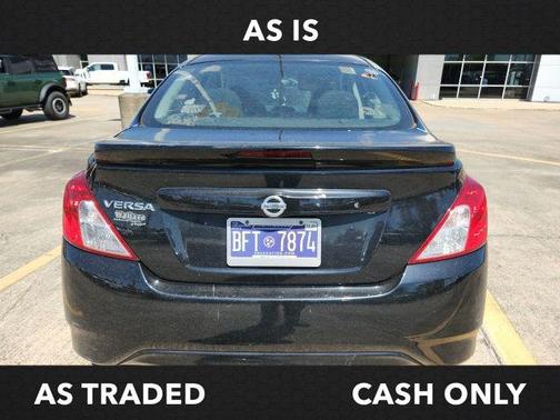 Super Black Metallic 2017 Nissan Versa 1.6 S+