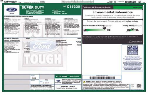 Gray Metallic 2024 Ford F-350 Lariat