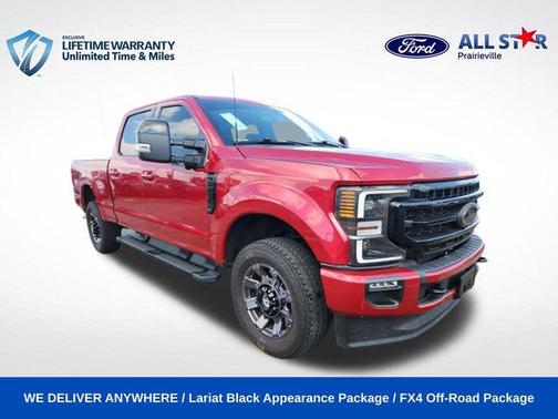 Rapid Red Metallic Tinted Clearcoat 2021 Ford F-250 Lariat