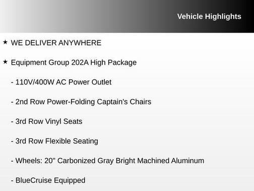 Black Metallic 2025 Ford Expedition Max Active 4x4