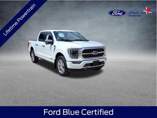 Star White Metallic Tri-Coat 2023 Ford F-150 Platinum
