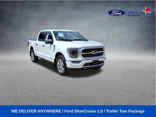 Star White Metallic Tri-Coat 2023 Ford F-150 Platinum
