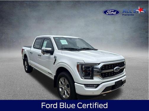 Star White Metallic Tri-Coat 2023 Ford F-150 Platinum