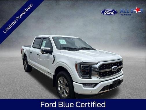 Star White Metallic Tri-Coat 2023 Ford F-150 Platinum