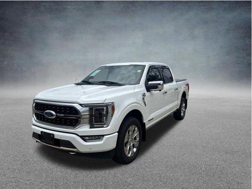 Star White Metallic Tri-Coat 2023 Ford F-150 Platinum