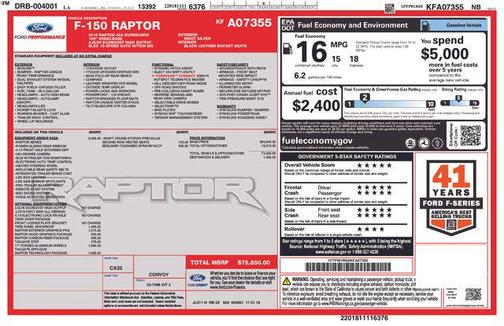 Ingot Silver 2019 Ford F-150 Raptor