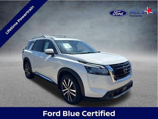 Pearl White Tricoat 2024 Nissan Pathfinder Platinum 4WD