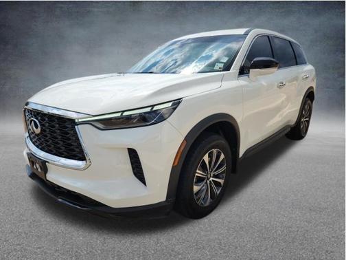 Glacier White 2023 INFINITI QX60 Pure