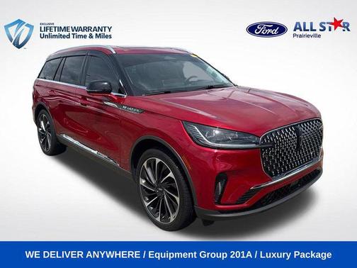 Red Carpet Tinted Clearcoat 2025 Lincoln Aviator Reserve AWD