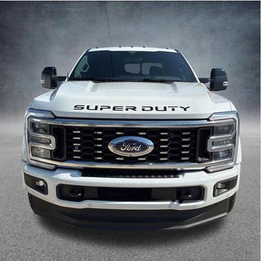 Star White Metallic Tri-Coat 2025 Ford F-450 Platinum