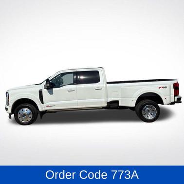 Star White Metallic Tri-Coat 2025 Ford F-450 Platinum