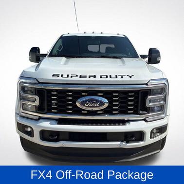 Star White Metallic Tri-Coat 2025 Ford F-450 Platinum