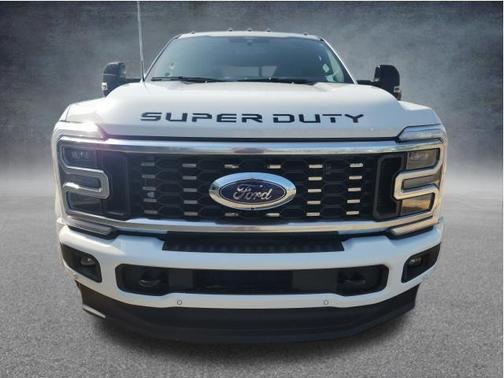 Star White Metallic Tri-Coat 2025 Ford F-450 Platinum