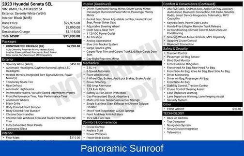 2023 Hyundai SONATA SEL