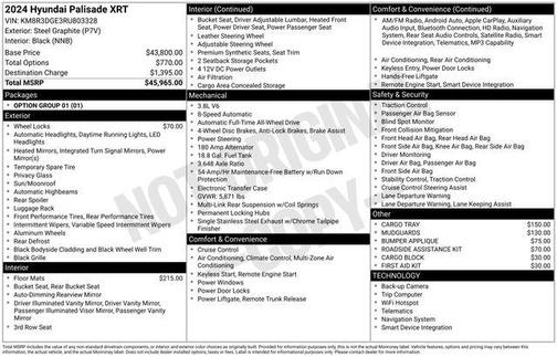 2024 Hyundai PALISADE XRT