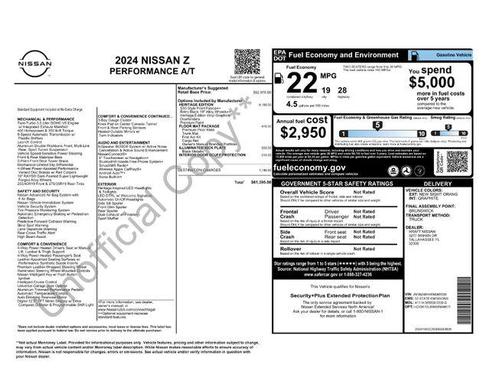 2024 Nissan Z Performance Auto
