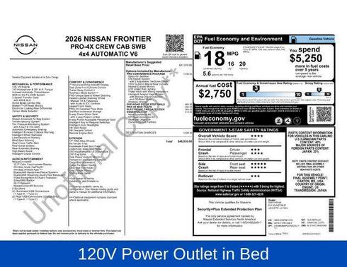 2026 Nissan Frontier PRO-4X