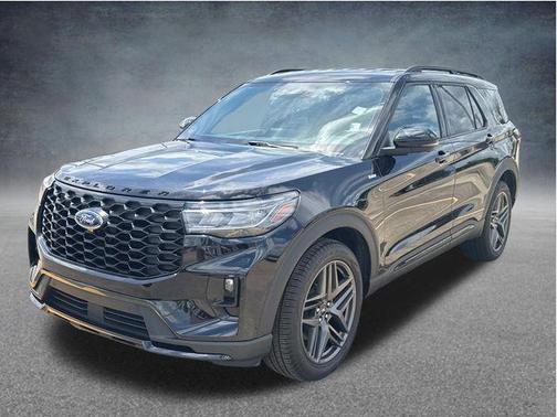Black Metallic 2025 Ford Explorer ST-Line