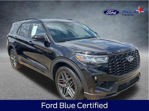 Black Metallic 2025 Ford Explorer ST-Line