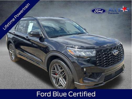 Black Metallic 2025 Ford Explorer ST-Line