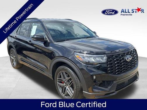 Black Metallic 2025 Ford Explorer ST-Line