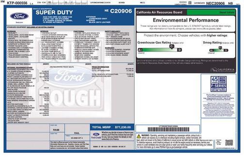 Carbonized Gray Metallic 2022 Ford F-250 Lariat